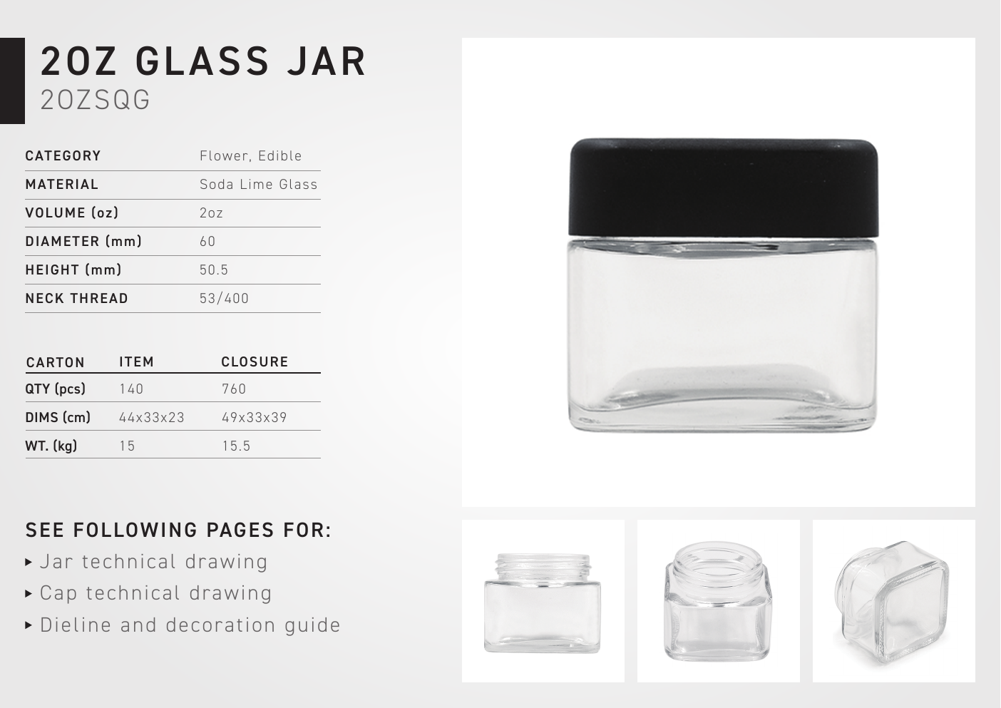 2oz Square Flower Jar PDF preview