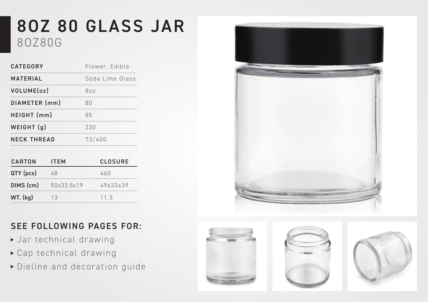 8oz 80 Flower Jar PDF preview