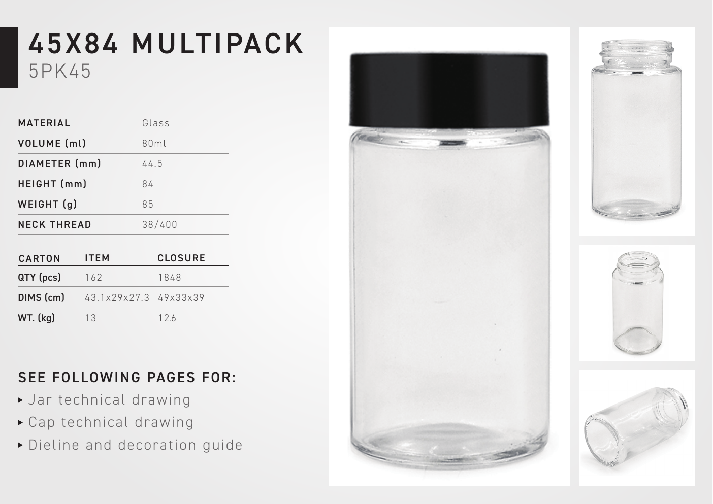 5 PK 45 Multipack Jar PDF preview