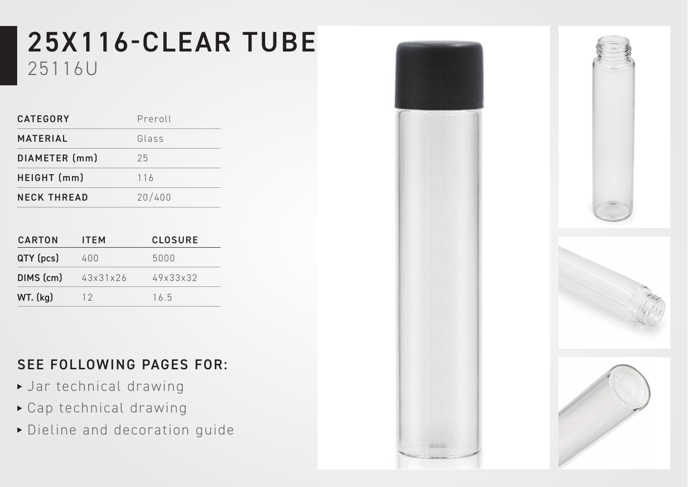 25116 Pre-roll Tube PDF preview